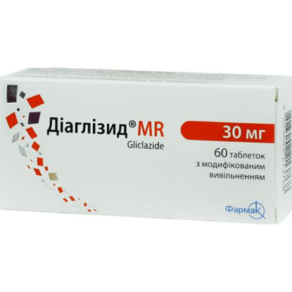 Світлина Діаглізид MR таблетки 30 мг №60